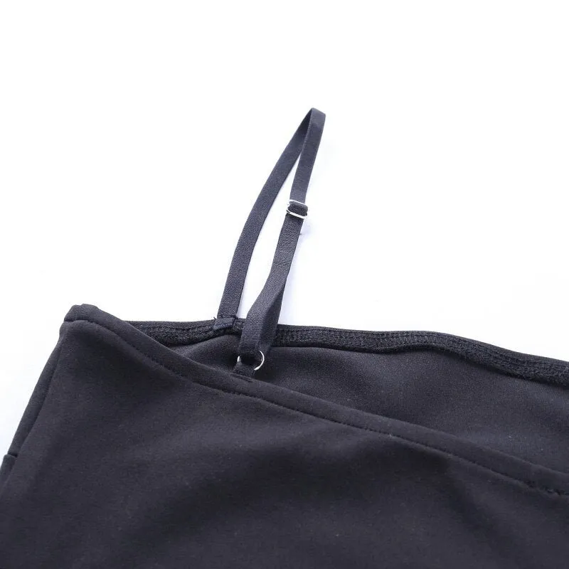 Women's Summer Sleeveless Skinny Elastic Mini Dress