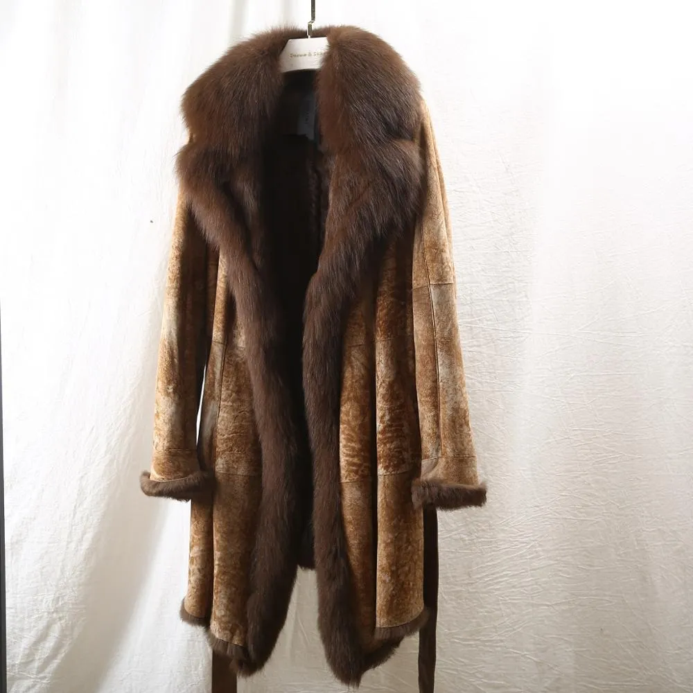 Women's Winter Casual Warm Slim Warm Coat With Rabbit Fur