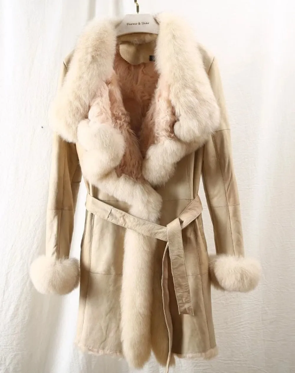 Women's Winter Casual Warm Slim Warm Coat With Rabbit Fur