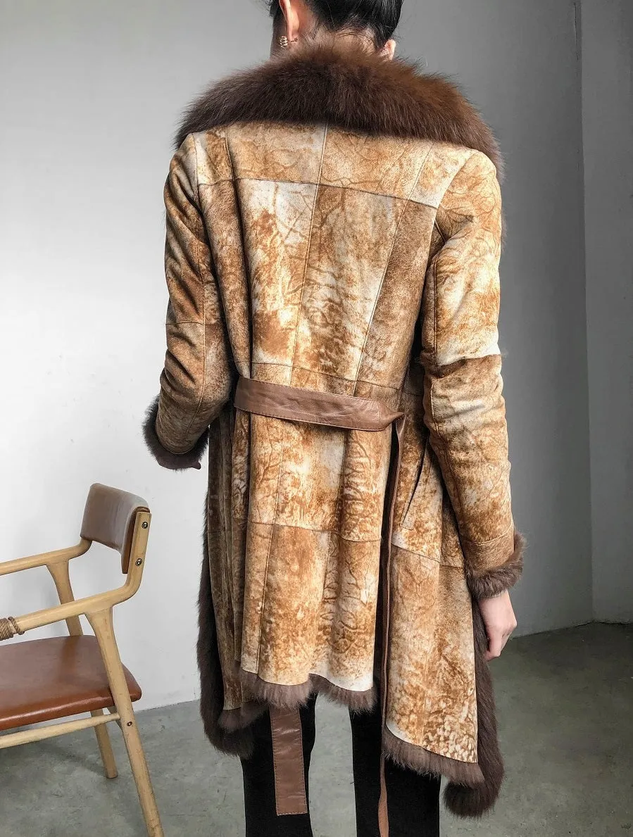 Women's Winter Casual Warm Slim Warm Coat With Rabbit Fur
