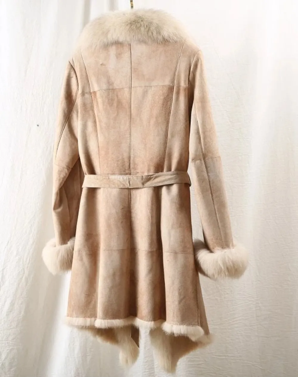Women's Winter Casual Warm Slim Warm Coat With Rabbit Fur