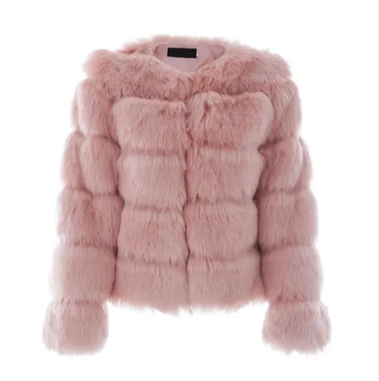 Women's Winter Vintage Fluffy Faux Fur Coat