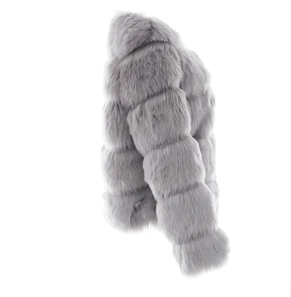 Women's Winter Vintage Fluffy Faux Fur Coat