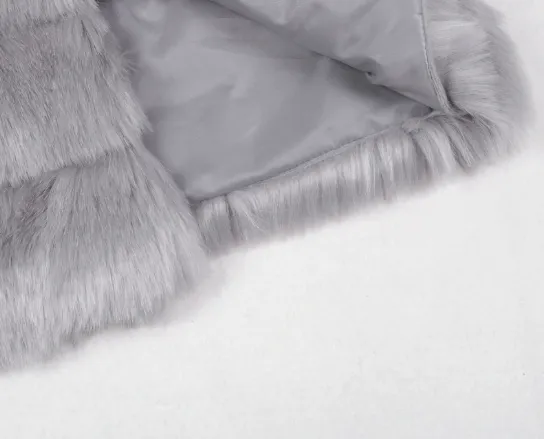 Women's Winter Vintage Fluffy Faux Fur Coat
