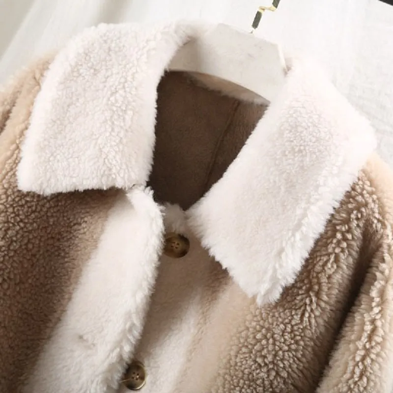 Women's Winter Warm Slim Wool Short Coat