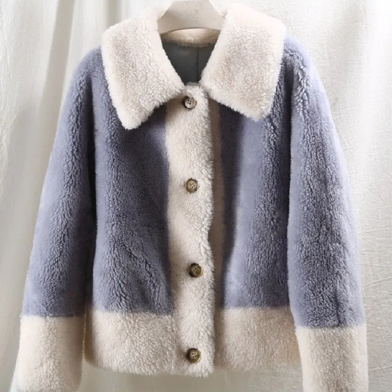 Women's Winter Warm Slim Wool Short Coat