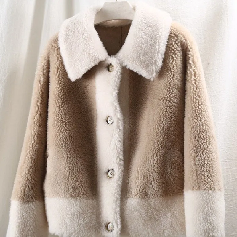 Women's Winter Warm Slim Wool Short Coat