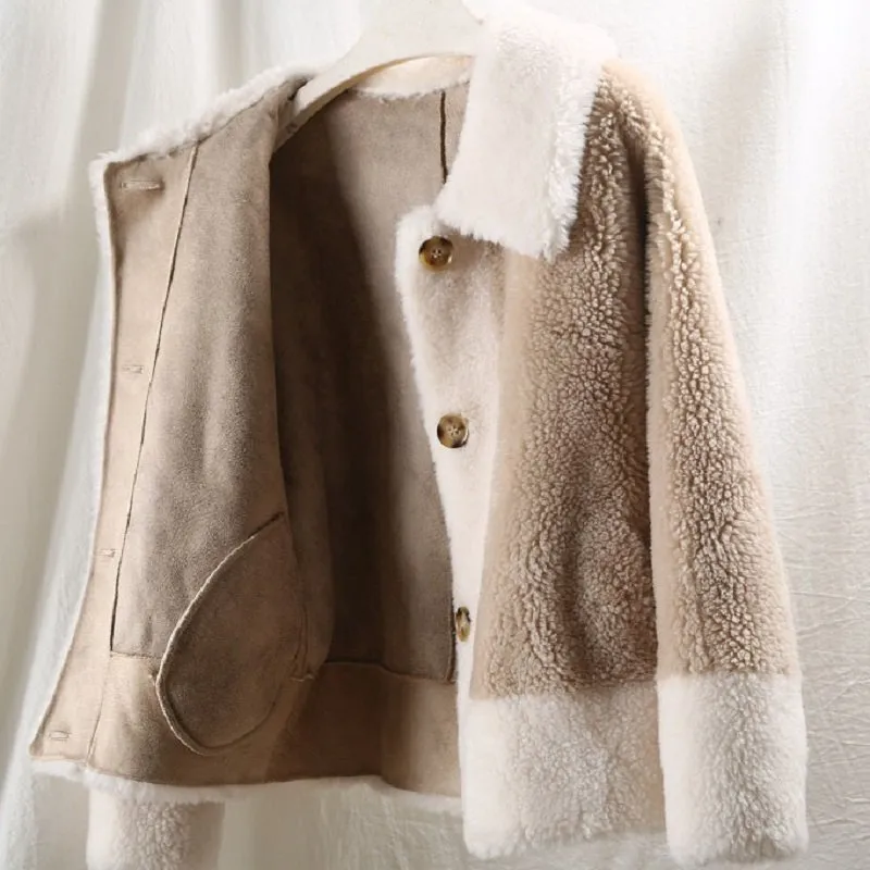 Women's Winter Warm Slim Wool Short Coat