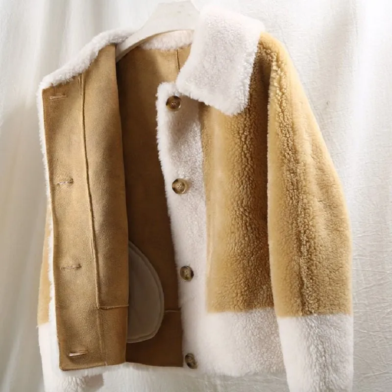 Women's Winter Warm Slim Wool Short Coat