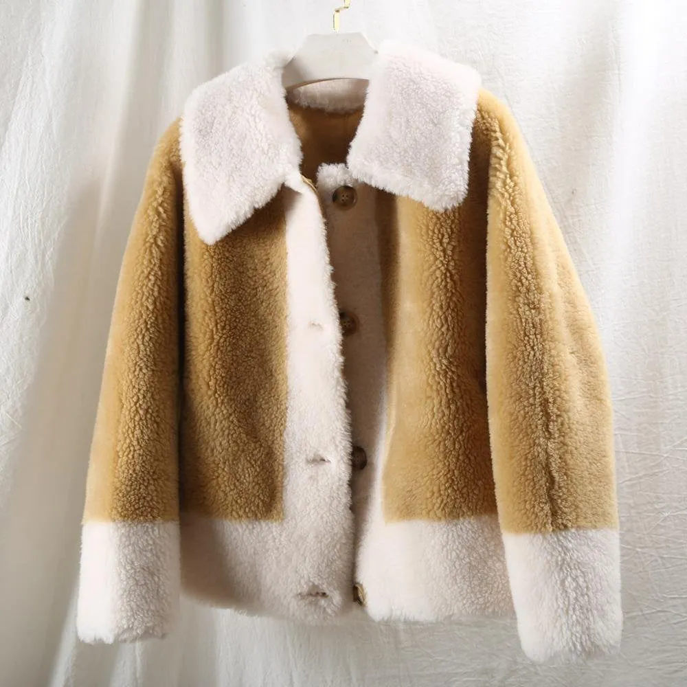 Women's Winter Warm Slim Wool Short Coat