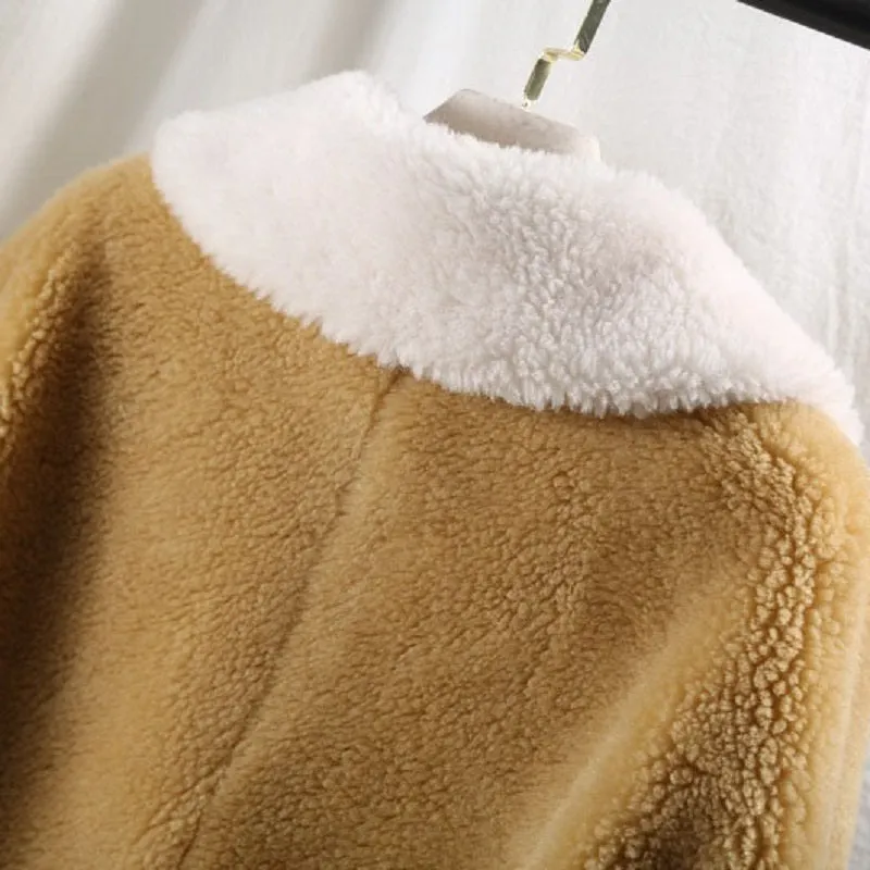 Women's Winter Warm Slim Wool Short Coat