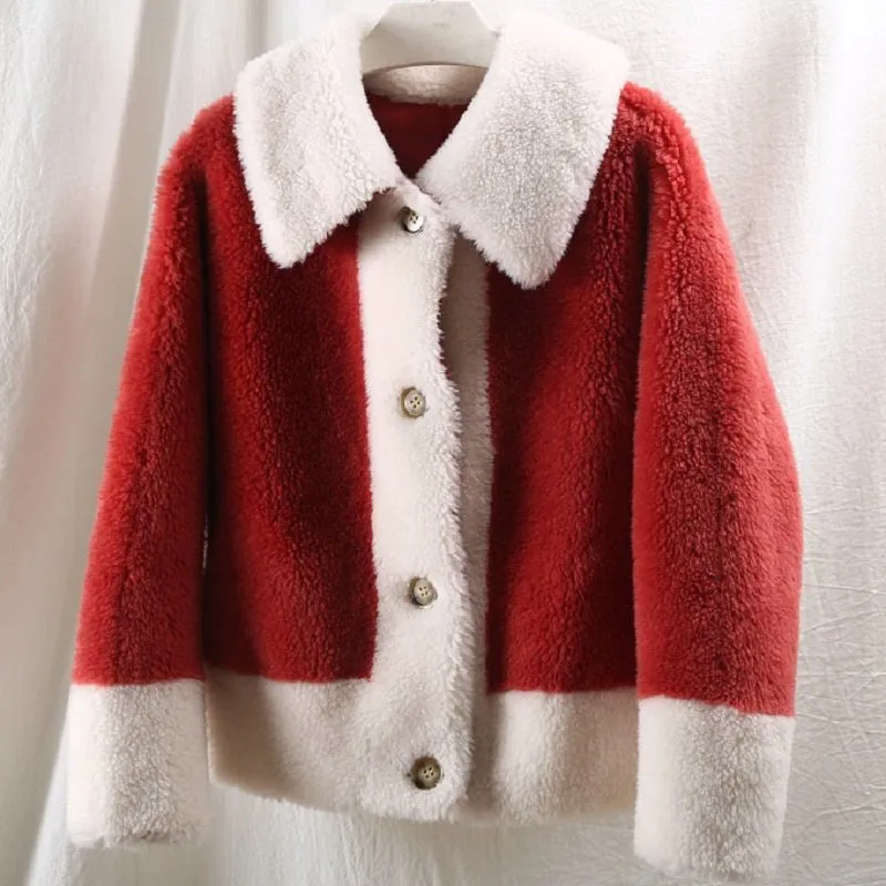 Women's Winter Warm Slim Wool Short Coat