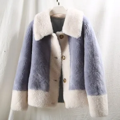 Women's Winter Warm Slim Wool Short Coat