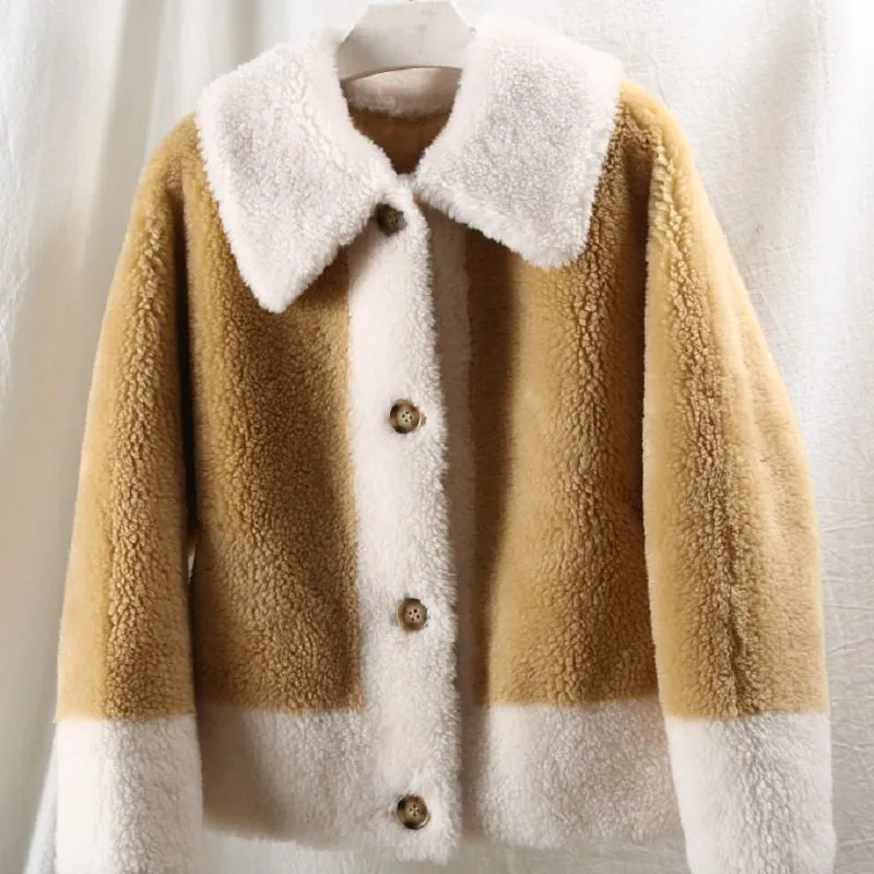 Women's Winter Warm Slim Wool Short Coat