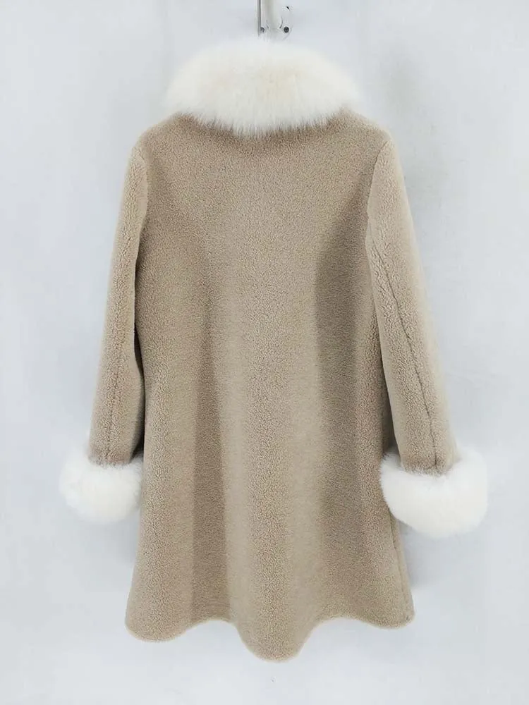 Women's Winter Wool Thick Slim Long Coat