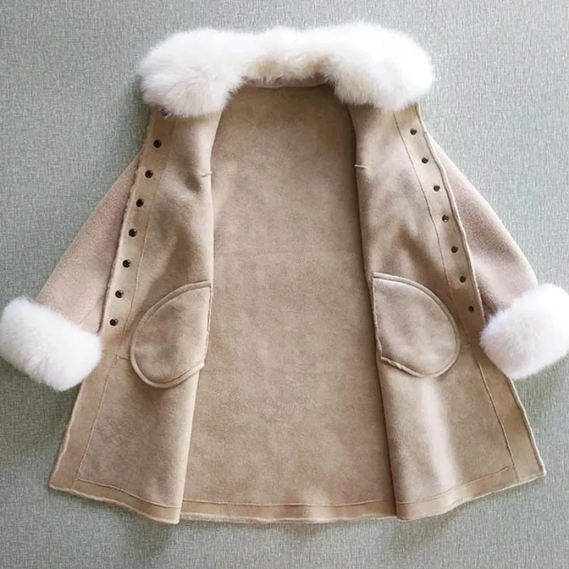 Women's Winter Wool Thick Slim Long Coat