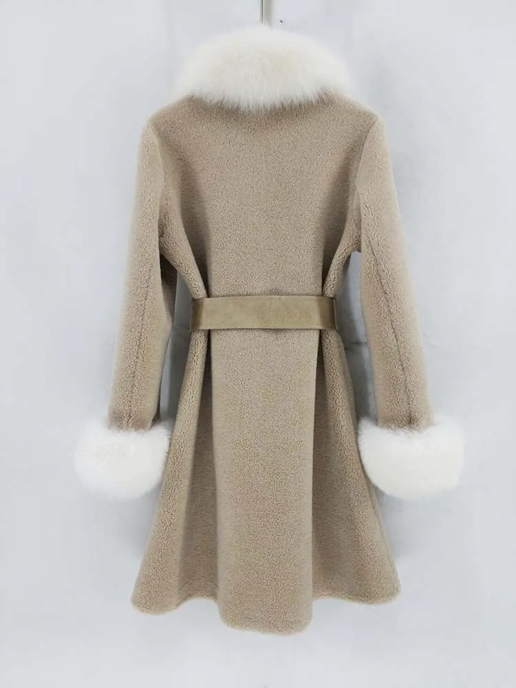 Women's Winter Wool Thick Slim Long Coat