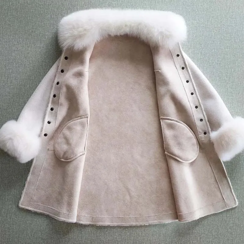 Women's Winter Wool Thick Slim Long Coat