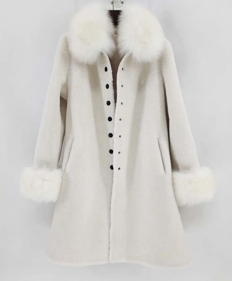 Women's Winter Wool Thick Slim Long Coat
