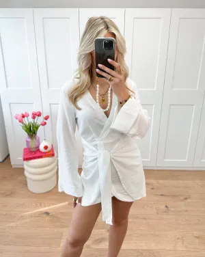 Wrap Dress White