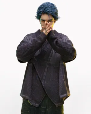 XIPHEVIL Cyberpunk Outfits Matrix Survivor Ninja Kimono Jacket